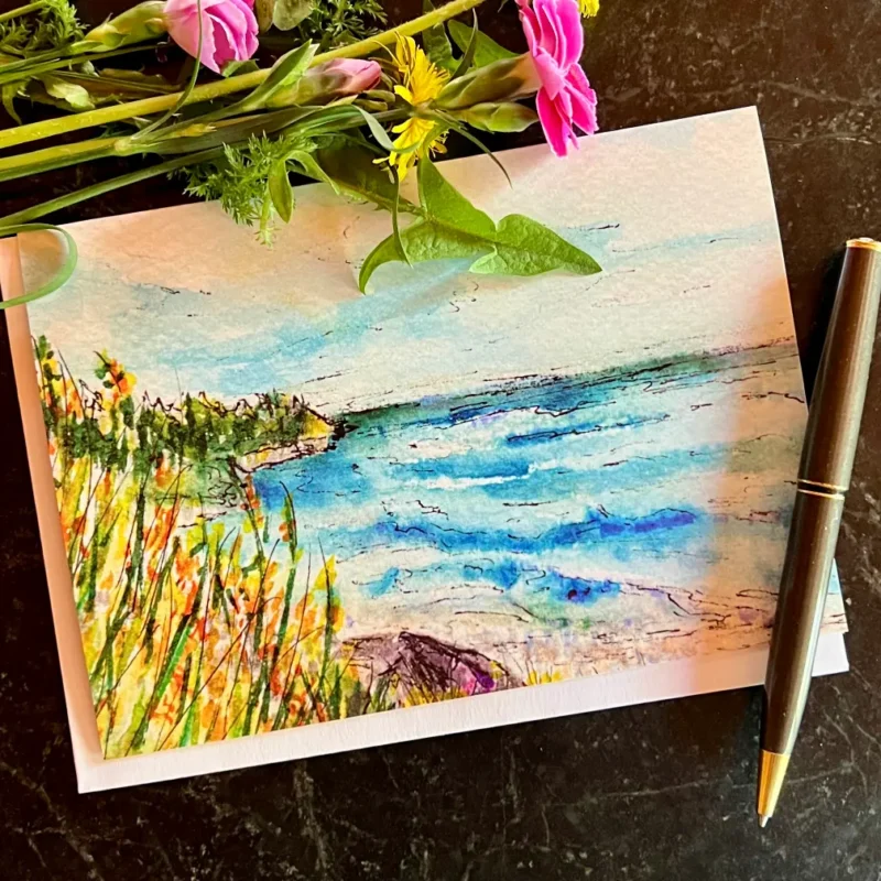 Along the Seaside Path in Spring